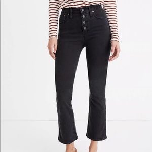 Madewell Cali Demi-Boot Jeans: Button Front